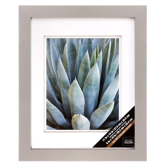 Grey Gallery Wall Frame with Double Mat by Studio Décor®